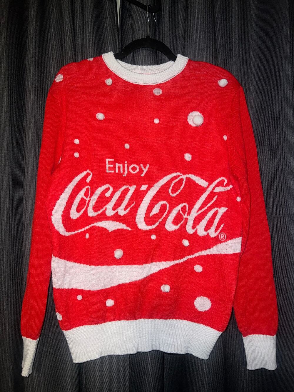 Ugly Christmas Sweater Xmas Size Small Coca Cola